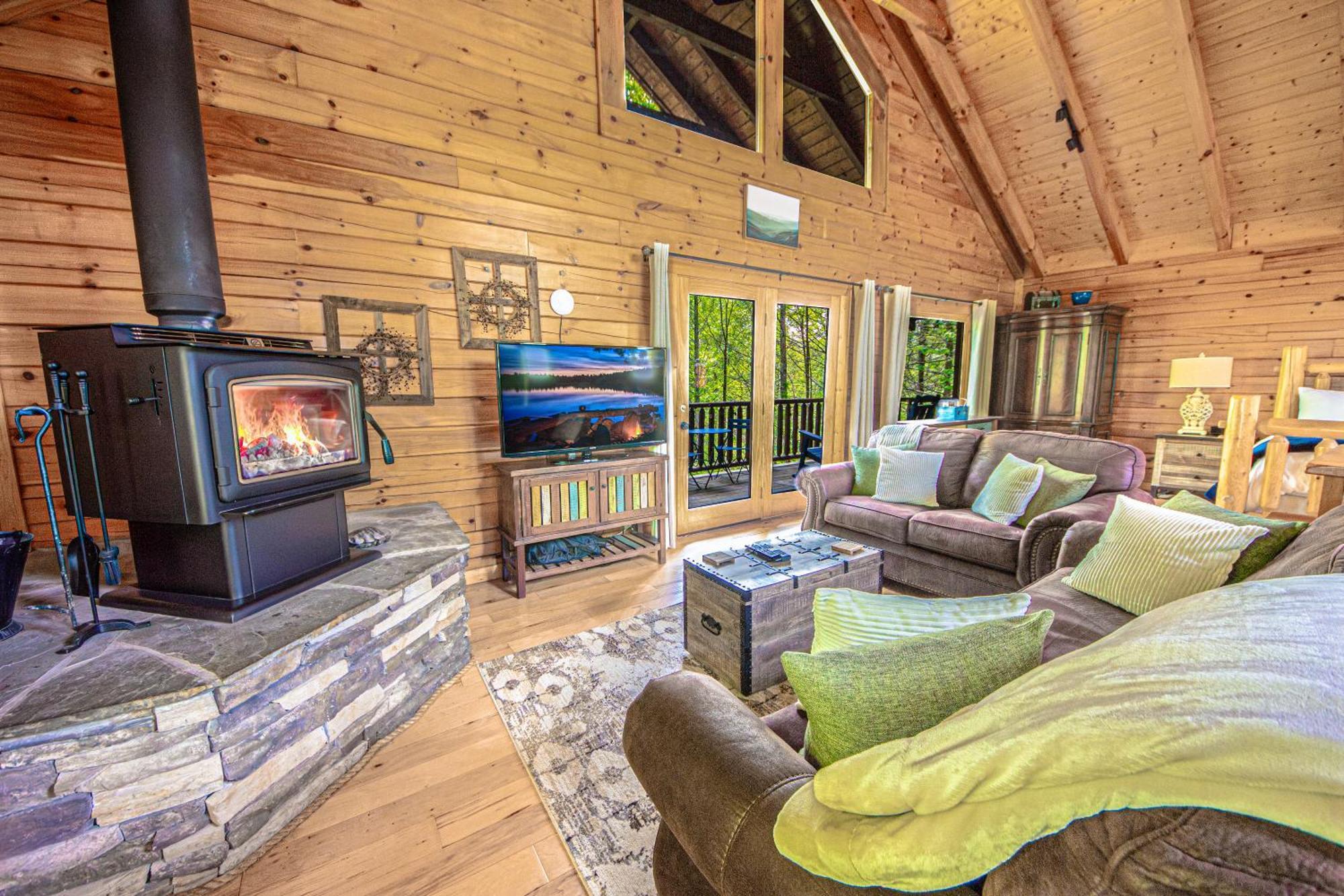 Love Me Tender Studio Cabin Sevierville Quarto foto
